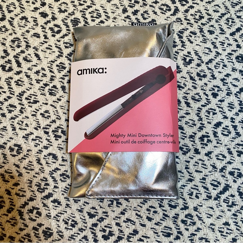 Amika Red Mini Hair Straightener